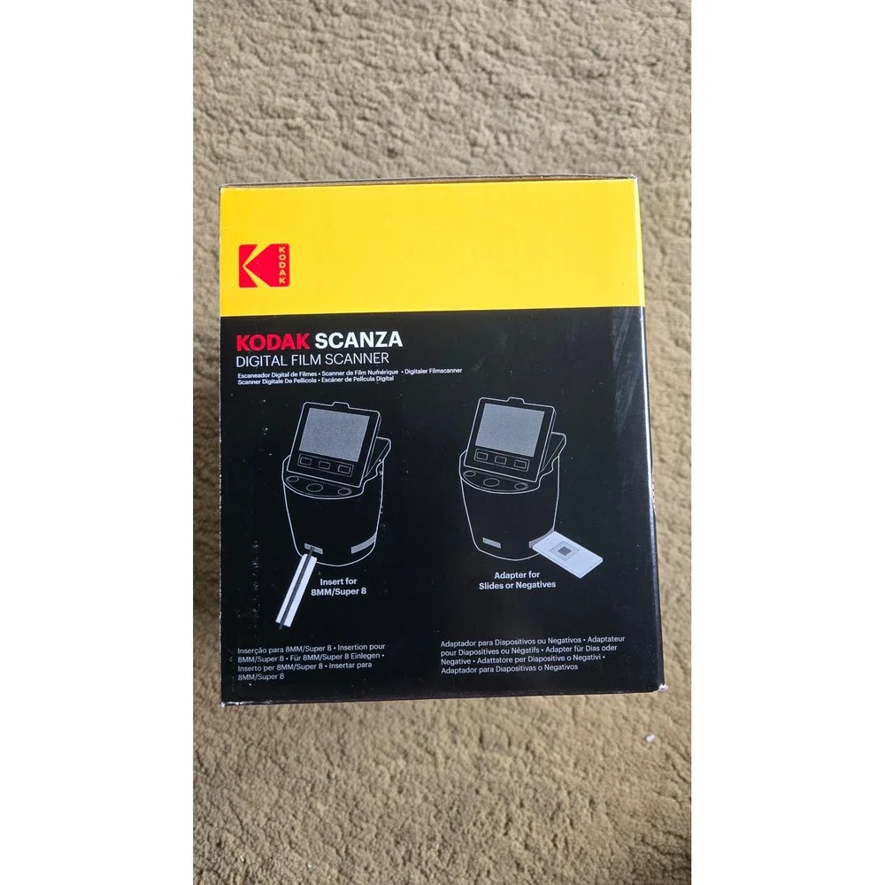 Kodak SCANZA Digital Film Scanner for 35mm 126 110 Super 8 8mm Negatives Slides